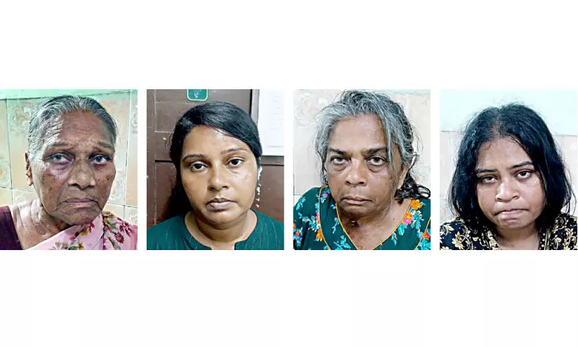 ക്ഷേത്രദര്ശനത്തിനിടെ മാല മോഷണം: പ്രതികൾ പിടിയിൽ ക്ഷേത്രദര്ശനത്തിനിടെ മാല മോഷണം: പ്രതികൾ പിടിയിൽ