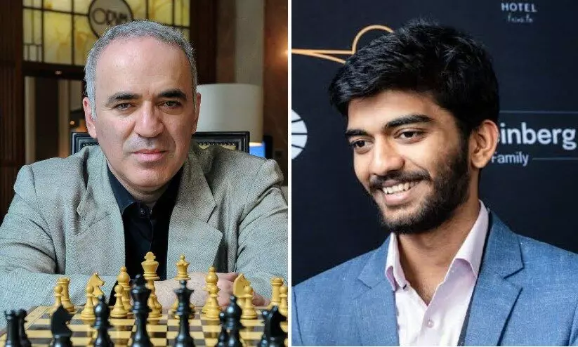 ‘വിജയക്കൊടുമുടിയിൽ ഗുകേഷ് അമ്മയെ സന്തോഷവതിയാക്കുന്നു’; അഭിനന്ദനവുമായി ഗാരി കാസ്പറോവ് ‘വിജയക്കൊടുമുടിയിൽ ഗുകേഷ് അമ്മയെ സന്തോഷവതിയാക്കുന്നു’; അഭിനന്ദനവുമായി ഗാരി കാസ്പറോവ്