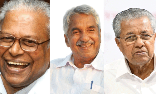 വി.എസ്. അച്യുതാനന്ദൻ, ഉമ്മൻ ചാണ്ടി, പിണറായി വിജയൻ