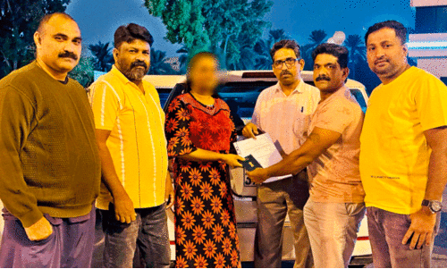 പ്ര​വാ​സി യു​വ​തി​ക്ക് നാ​ട​ണ​യാ​ൻ കൊ​ല്ലം പ്ര​വാ​സി അ​സോ​സി​യേ​ഷ​ന്റെ കൈ​ത്താ​ങ്ങ്