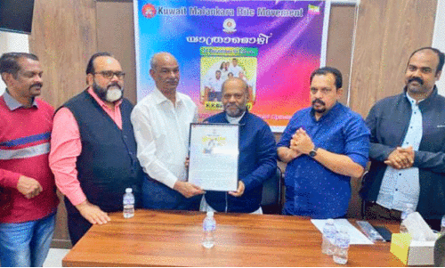 കെ.​കെ. ബാ​ബു​വി​ന് യാ​ത്ര​യ​യ​പ്പ് ന​ൽ​കി