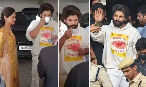 അല്ലു അർജുൻ കാപ്പി കുടിച്ചു തീരുന്നതുവരെ അറസ്റ്റിനെത്തിയ പൊലീസ് കാത്തിരുന്നു VIDEO