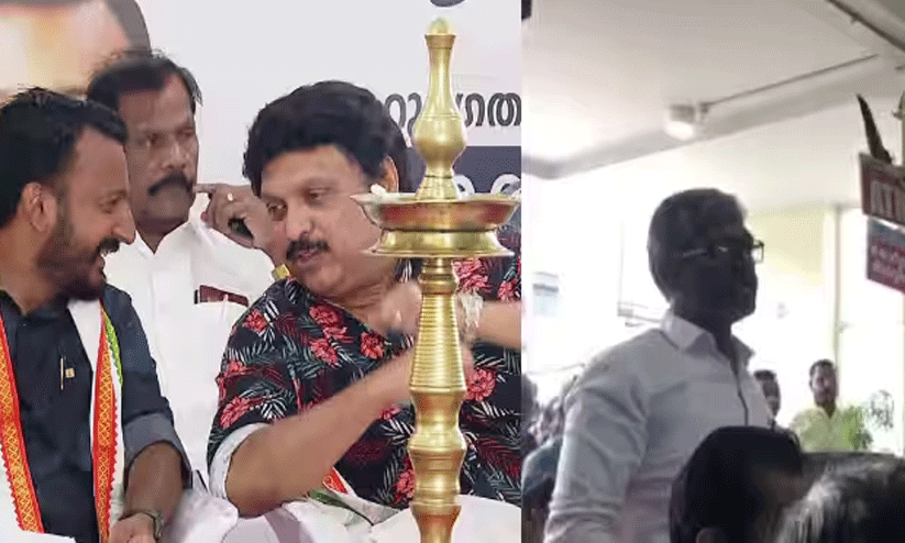 പാലക്കാട് മന്ത്രി കെ.ബി ഗണേഷ്കുമാറിനുനേരെ കെ.എസ്.ആർ.ടി.സി മുൻ ജീവനക്കാരന്റെ പ്രതിഷേധം; വിരട്ടൽ ഇങ്ങോട്ട് വേണ്ടെന്ന് മന്ത്രി പാലക്കാട് മന്ത്രി കെ.ബി ഗണേഷ്കുമാറിനുനേരെ കെ.എസ്.ആർ.ടി.സി മുൻ ജീവനക്കാരന്റെ പ്രതിഷേധം; വിരട്ടൽ ഇങ്ങോട്ട് വേണ്ടെന്ന് മന്ത്രി