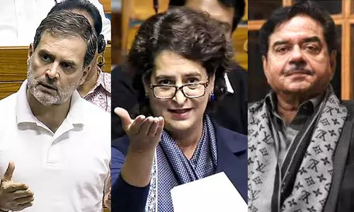 Shatrughan Sinha, Rahul Gandhi, Priyanka Gandhi