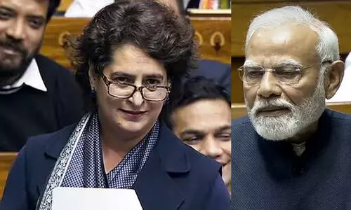Priyanka Gandhi, Narendra Modi