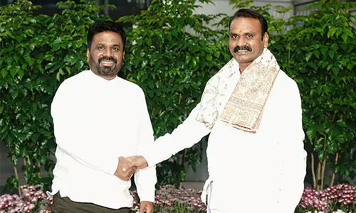 Anura Kumara Dissanayake, L Murugan Anura Kumara Dissanayake, L Murugan