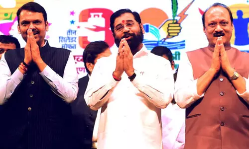 Devendra Fadnavis, Eknath Shinde, Ajit Pawar
