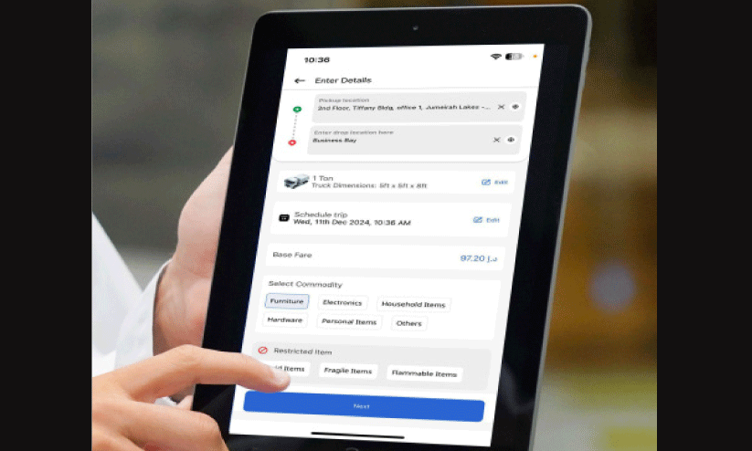 ച​ര​ക്ക്​ ഗ​താ​ഗ​ത​ത്തി​ന്​ ‘ലോ​ജി​സ്റ്റി’ ആ​പ്