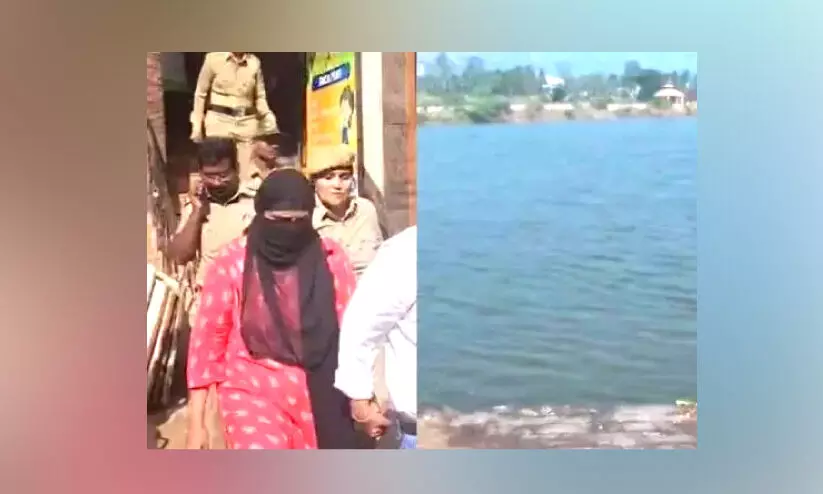 തടാകത്തിലെറിഞ്ഞ പിഞ്ചുകുഞ്ഞിനെ രക്ഷപ്പെടുത്തി തടാകത്തിലെറിഞ്ഞ പിഞ്ചുകുഞ്ഞിനെ രക്ഷപ്പെടുത്തി