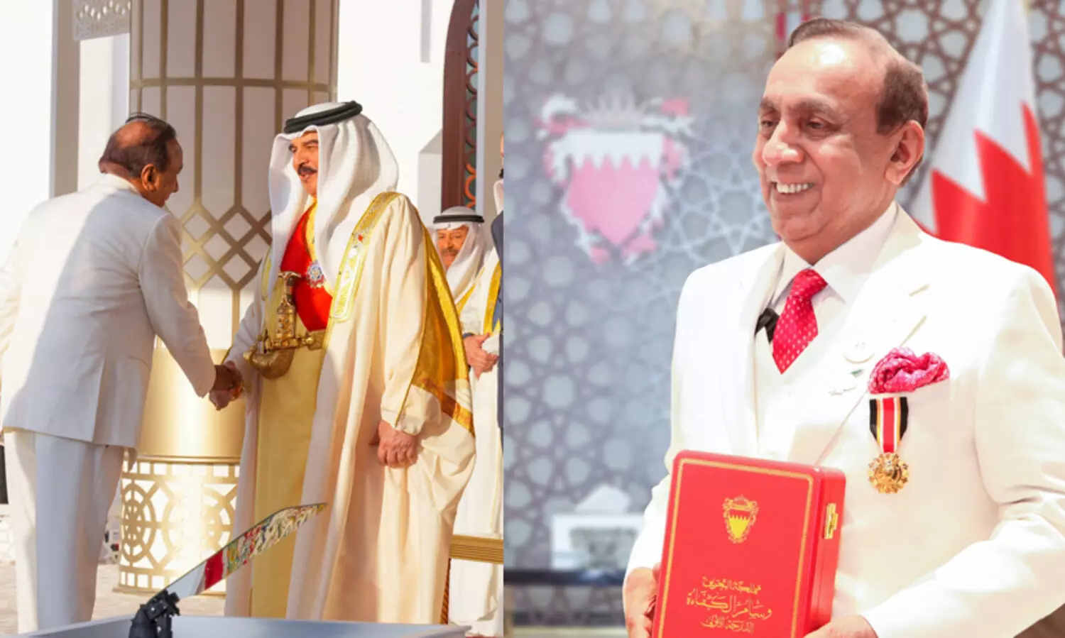 ദേശീയദിനത്തിൽ ഡോ. രവി പിള്ളക്ക് ഹമദ് രാജാവിന്റെ ബഹുമതി; ഫസ്റ്റ് ക്ലാസ് എഫിഷ്യൻസി മെഡൽ സമ്മാനിച്ചു