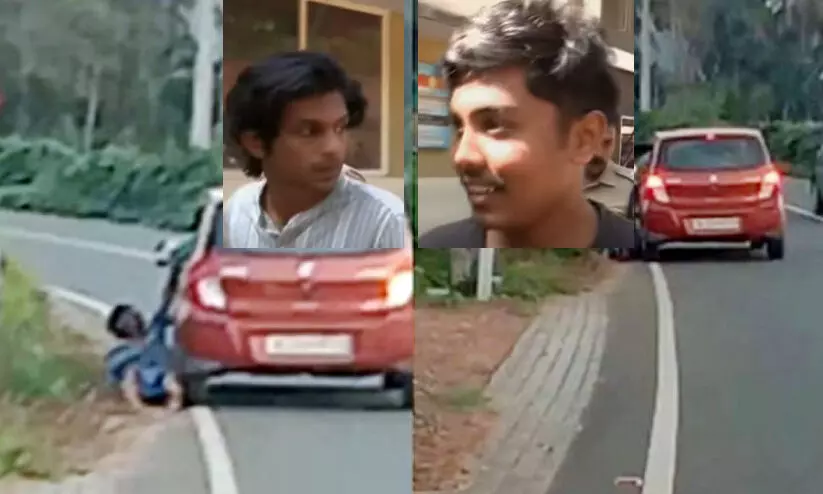 മാതനെ റോഡിലൂടെ വലിച്ചിഴച്ച രണ്ടുപേർ പിടിയിൽ മാതനെ റോഡിലൂടെ വലിച്ചിഴച്ച രണ്ടുപേർ പിടിയിൽ