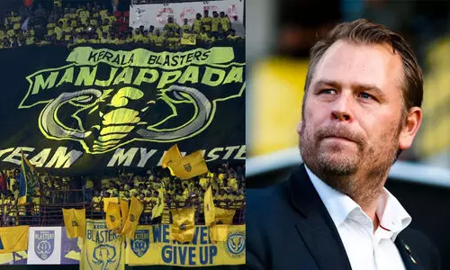 കോച്ചിനെ മാറ്റി യഥാര്‍ത്ഥ പ്രശ്ന്ങ്ങൾ മറച്ച് ആരാധകരെ കബളിപ്പിക്കാനാവില്ല; ബ്ലാസ്റ്റേഴ്‌സ് മാനേജ്‌മെന്റിനെതിരെ മഞ്ഞപ്പട