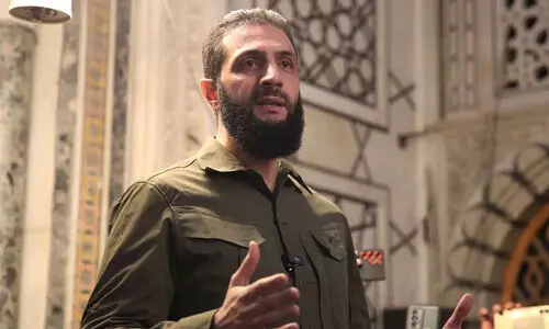 ഇസ്രായേലിനെ ആക്രമിക്കാൻ സിറിയയെ താവളമാക്കാൻ അനുവദിക്കില്ല -ജൂലാനി ഇസ്രായേലിനെ ആക്രമിക്കാൻ സിറിയയെ താവളമാക്കാൻ അനുവദിക്കില്ല -ജൂലാനി