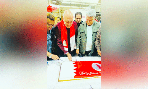 മ​നാ​മ മാ​ർ​ക്ക​റ്റി​ൽ ദേ​ശീ​യ ദി​നാ​ഘോ​ഷം