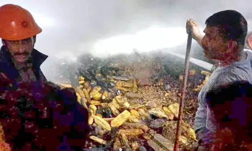 ക​ല്ലം​പാ​റ​യി​ൽ ആ​യു​ർ​വേ​ദമ​രു​ന്ന്​ സം​ഭ​ര​ണ ശാ​ല​യി​ൽ വ​ൻ തീ​പി​ടിത്തം