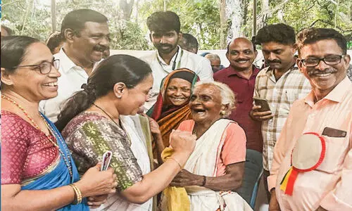 Baby with Veena George