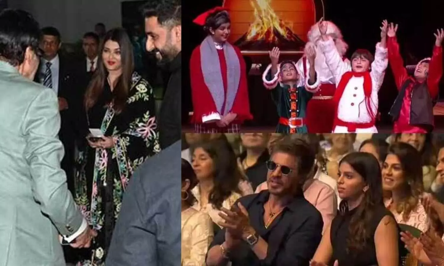 അഭിഷേക് ബച്ചനൊപ്പം  ഐശ്വര്യ, കുടുംബസമേതം ഷാറൂഖ് ഖാൻ; മക്കളുടെ സ്കൂൾ വാർഷികം ആഘോഷമാക്കി താരങ്ങൾ- വിഡിയോ