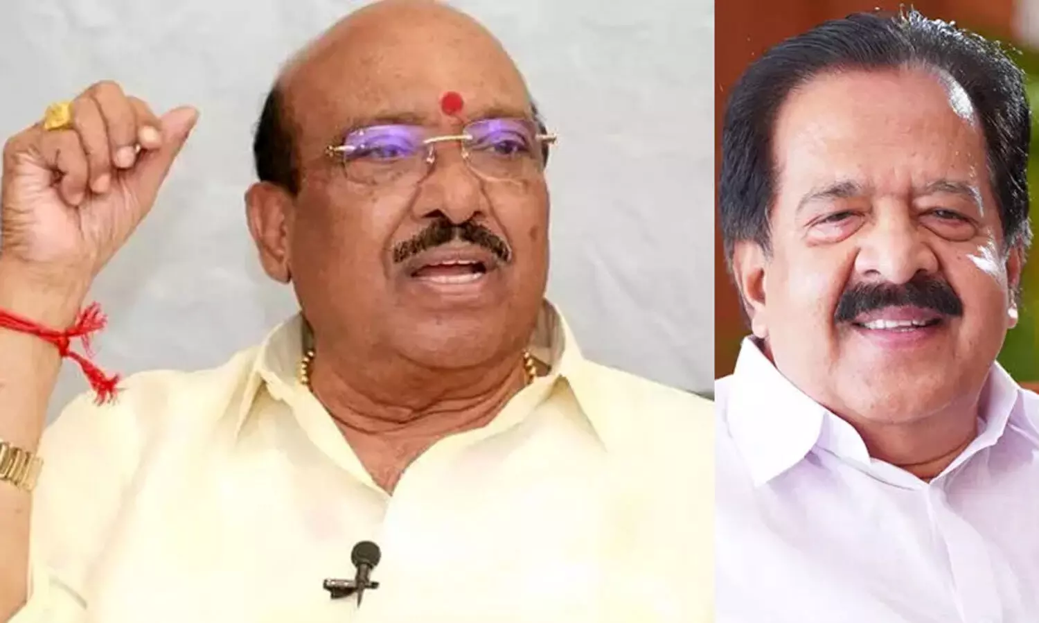 Ramesh Chennithala, Vellappally Natesan