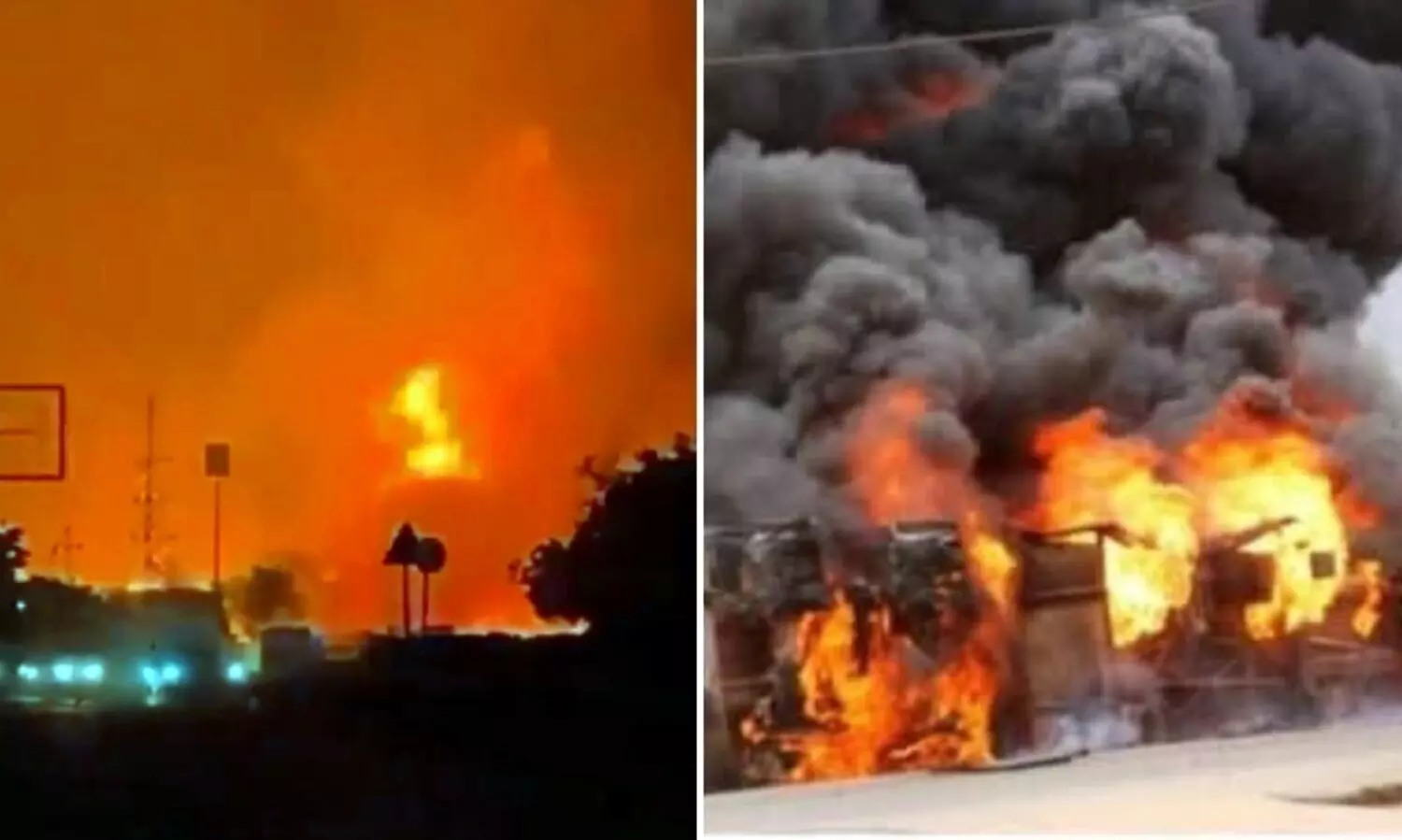 വാതക ചോർച്ച, പിന്നാലെ ഉഗ്ര സ്ഫോടനം; ജയ്പുരിൽ ഗ്യാസ് ടാങ്കർ പൊട്ടിത്തെറിച്ച സമയത്തെ ദൃശ്യങ്ങൾ പുറത്ത്
