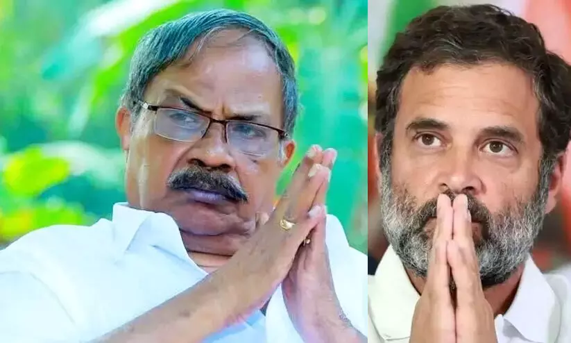 MT Vasudevan Nair, Rahul Gandhi MT Vasudevan Nair, Rahul Gandhi