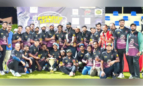 ക്രി​ക്ക​റ്റ് ടൂ​ർ​ണ​മെ​ന്‍റ്​ സം​ഘ​ടി​പ്പി​ച്ചു