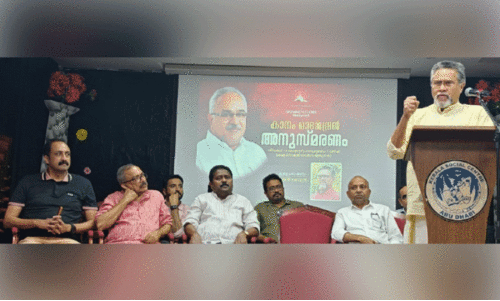 ഫാ​ഷി​സം പ്ര​തി​രോ​ധി​ക്കാ​ന്‍ ആ​ശ​യ​പോ​രാ​ട്ടം അ​നി​വാ​ര്യം -അ​ജി​ത് കൊ​ളാ​ടി