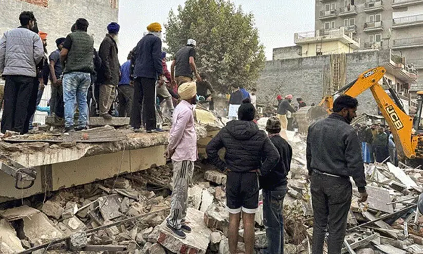 Mohali building collapsed