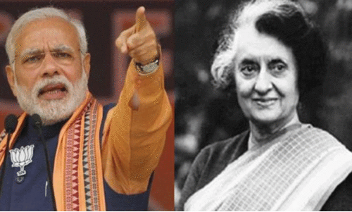 ഇ​ന്ദി​ര​ക്കു ശേ​ഷം ന​രേ​ന്ദ്ര​ മോ​ദി