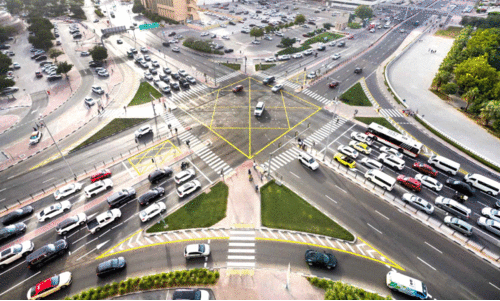 ഉമർ ബിൻ അൽ ഖത്താബ്​, ആൽ മക്​തൂം സ്​ട്രീറ്റ് ജങ്ഷൻ​ വിപുലീകരിച്ചു