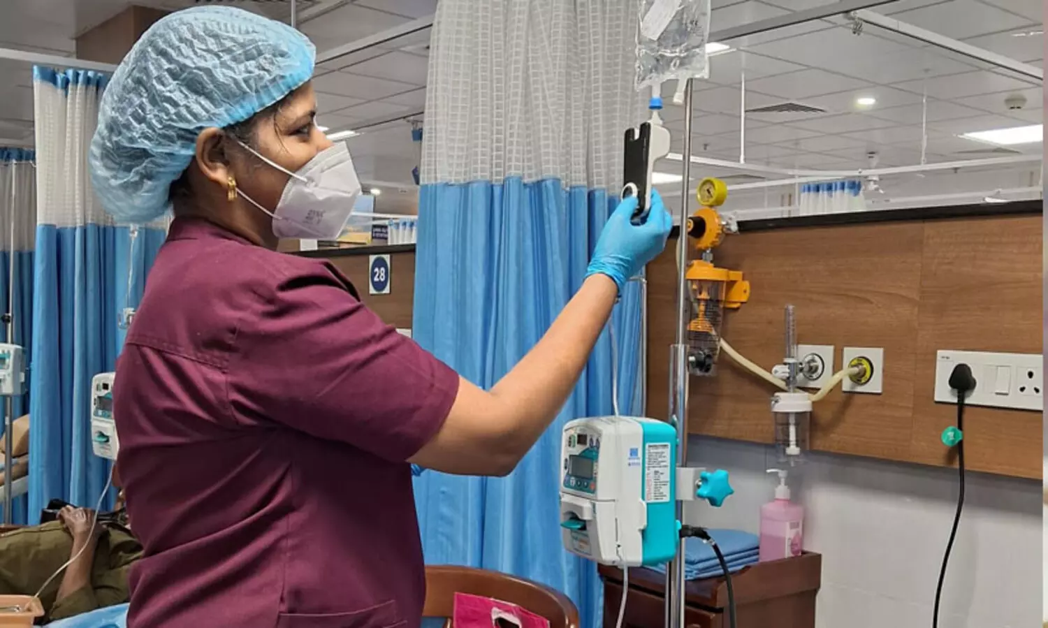 ഡ്രിപോ ഉപയോഗിച്ചുള്ള വയര്‍ലസ് ഇന്‍ഫ്യൂഷന്‍ മോണിറ്ററിങ് സംവിധാനം എം.സി.സിയില്‍