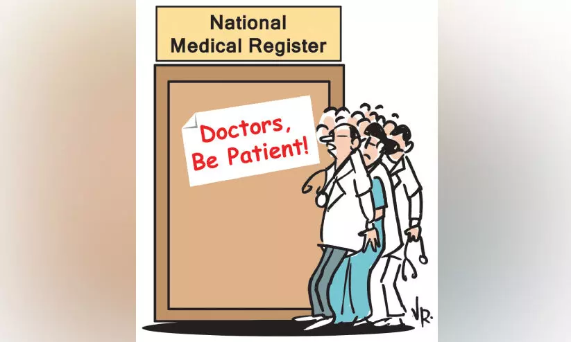 ദേശീയ മെഡിക്കൽ രജിസ്റ്റർ ; 6198 അപേക്ഷകളും തള്ളി; ഉൾപ്പെട്ടത് 284 ഡോക്ടർമാർ മാത്രം ദേശീയ മെഡിക്കൽ രജിസ്റ്റർ ; 6198 അപേക്ഷകളും തള്ളി; ഉൾപ്പെട്ടത് 284 ഡോക്ടർമാർ മാത്രം