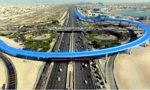 ഹെ​സ്സ സ്​​ട്രീ​റ്റി​നെ അ​ൽ ഖൈ​ൽ റോ​ഡു​മാ​യി ബ​ന്ധി​പ്പി​ക്കു​ന്ന പാ​ലം തു​റ​ന്നു