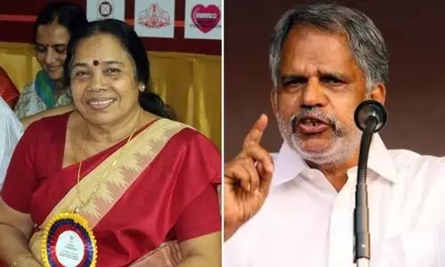 ‘പറഞ്ഞത് പാർട്ടി നിലപാട്, കേരളത്തിൽ വർഗീയ പ്രവർത്തനങ്ങൾ അനുവദിക്കില്ല’; വിജയരാഘവനെ ന്യായീകരിച്ച് പി.കെ. ശ്രീമതി ‘പറഞ്ഞത് പാർട്ടി നിലപാട്, കേരളത്തിൽ വർഗീയ പ്രവർത്തനങ്ങൾ അനുവദിക്കില്ല’; വിജയരാഘവനെ ന്യായീകരിച്ച് പി.കെ. ശ്രീമതി