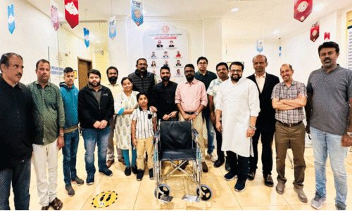 INCAS Qatar Ernakulam District Committee contributed wheel chair
