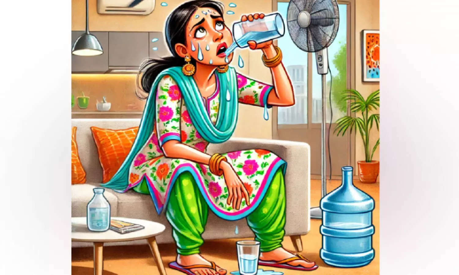 ലിറ്റർ കണക്കിന് വെള്ളം കുടിക്കല്ലേ...