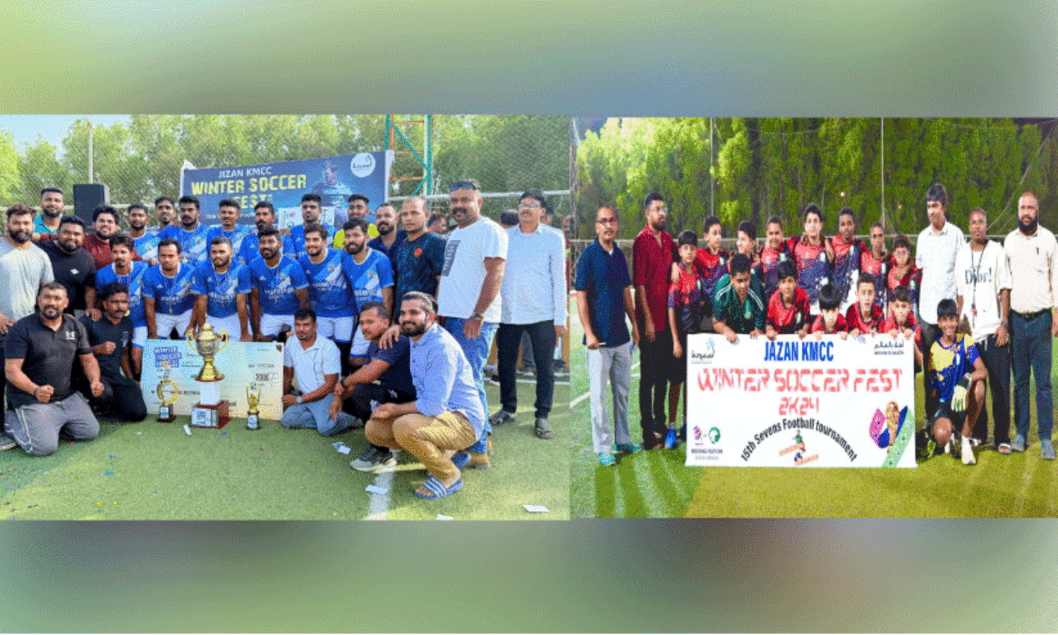 കെ.​എം.​സി.​സി വി​ന്റ​ർ സോ​ക്ക​ർ ഫെ​സ്റ്റ്‌, ലെ​ജ​ന്റ്‌ എ​ഫ്‌.​സി ദ​ബി​യ ജേ​താ​ക്ക​ൾ