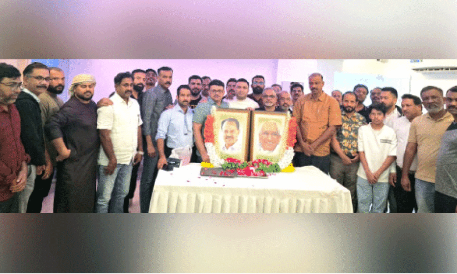 കെ. ​ക​രു​ണാ​ക​ര​ൻ, പി.​ടി. തോ​മ​സ് അനു​സ്മ​ര​ണ യോ​ഗം