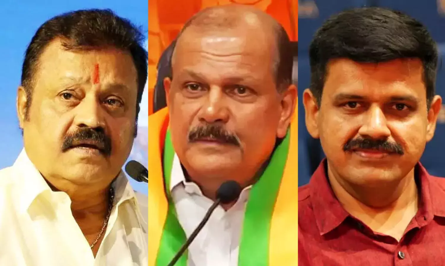 PC George, Suresh Gopi, Sandeep Varier