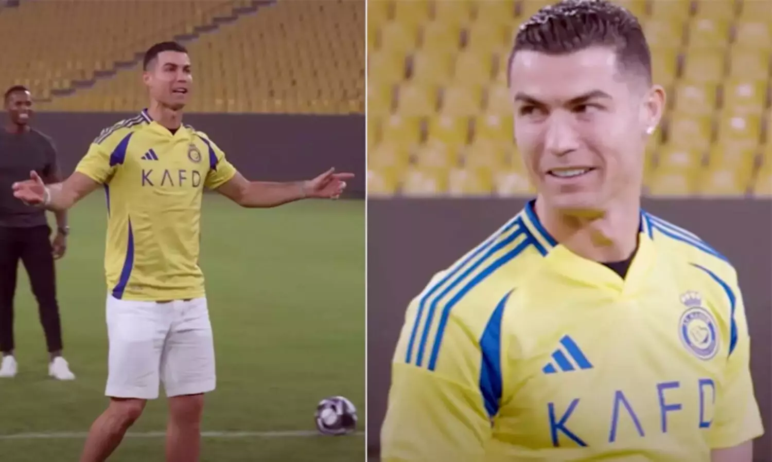 ആരാണ് മെസ്സി എന്നേക്കാൾ ഭേദമാണെന്ന് പറഞ്ഞത്‍?  ശേഷം ചിരിയോട് ചിരി; യൂട്യൂബ് ചാനലിൽ മെസ്സിയെ കുറിച്ച് പരാമർശിച്ച് റൊണാൾഡോ-Video