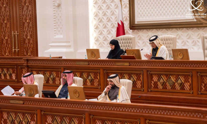 Speaker Hasan Bin Abdulla in Shura Council meeting Speaker Hasan Bin Abdulla in Shura Council meeting