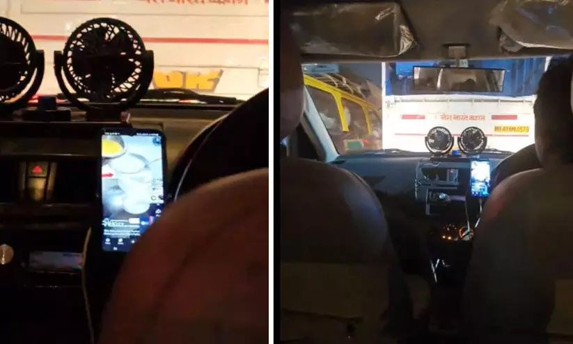 ‘ഓംലെറ്റ് എങ്ങനെ ഉണ്ടാക്കാം?’, വിഡിയോ കണ്ട് വണ്ടിയോടിക്കുന്ന ഒല ഡ്രൈവറുടെ ദൃശ്യം പങ്കുവെച്ച് ഉപഭോക്താവ്, പണി കൊടുക്കാനുറച്ച് പൊലീസ്