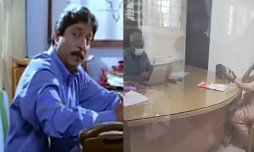 തഹസിൽദാർ രാമകൃഷ്ണനെയും പ്രിയദർശിനിയെയും ഓർമിപ്പിച്ച് കോഴിക്കോട് ഡി.എം.ഒ ഓഫീസ്; ഒരേ സമയം രണ്ട് ഉദ്യോഗസ്ഥർ ഒരേ കാബിനിൽ