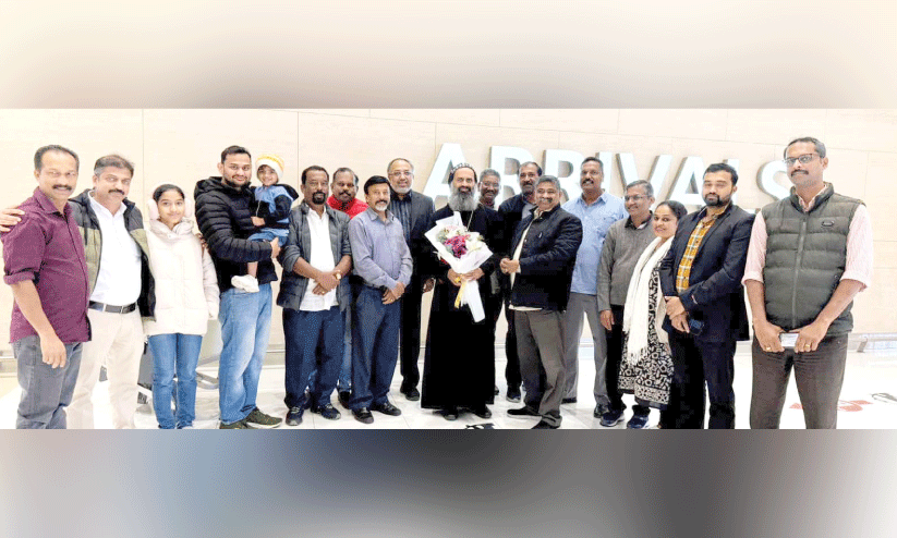 മ​ർ​ക്കോ​സ് മോ​ർ ക്രി​സ്റ്റോ​ഫൊ​റോ​സ് മെ​ത്രാ​പൊ​ലീ​ത്ത​ക്ക്​ സ്വീ​ക​ര​ണം