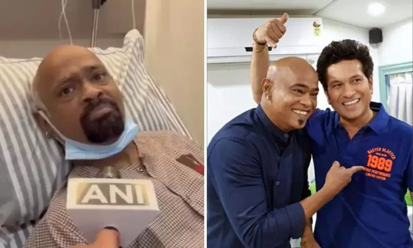 ‘ഞങ്ങൾ ചാമ്പ്യന്മാരാണ്’; ആശുപത്രി കിടക്കയിൽ സചിന് നന്ദി പറഞ്ഞ് വിനോദ് കാംബ്ലി -വിഡിയോ