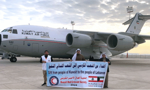 Eighth flight with medicine, food and blankets