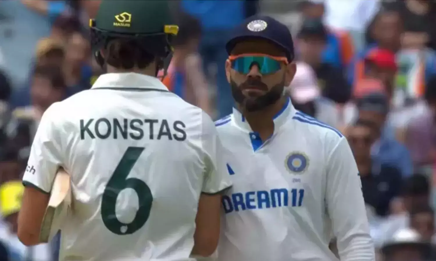 പണി ചോദിച്ചുവാങ്ങി! കോൺസ്റ്റാസിനെ ‘ചൊറിഞ്ഞ’ കോഹ്ലിക്ക് പിഴ