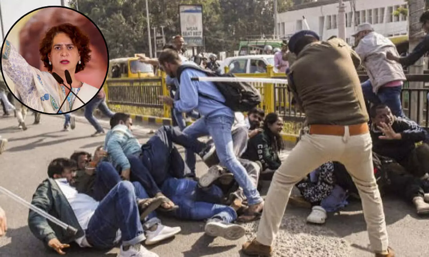 തൊഴിൽ ആവശ്യപ്പെടുന്ന യുവാക്കളെ   തല്ലിച്ചതക്കുന്നത് ക്രൂരതയുടെ അങ്ങേയറ്റം; പട്‌ന പൊലീസ് അതിക്രമത്തിൽ രൂക്ഷ വിമർശനവുമായി പ്രിയങ്ക