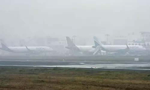 ഉത്തരേന്ത്യയിൽ ശീതക്കാറ്റ്: ഡൽഹി വിമാനത്താവളത്തിൽ മുന്നറിയിപ്പ്