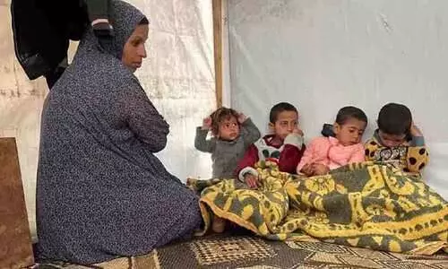Three babies freeze to death in Gaza refugee camp