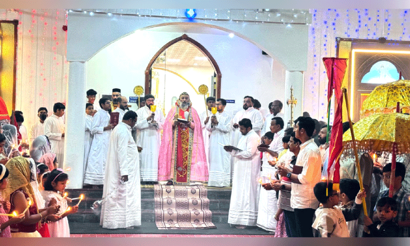 ക്രിസ്മസ് ശുശ്രൂഷ നടത്തി ക്രിസ്മസ് ശുശ്രൂഷ നടത്തി